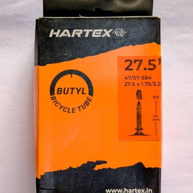 Hartex 27.5" MTB Butyl Ultralight Tube 48mm Presta Valve