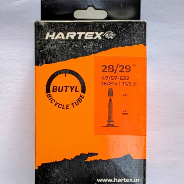 Hartex 29" MTB Butyl Ultralight Tube Presta 48mm Valve