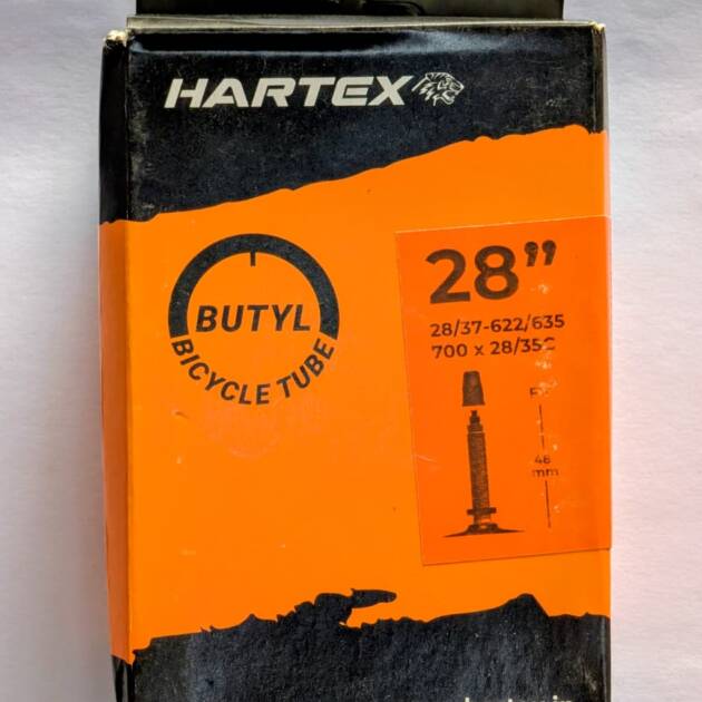 Hartex 700x25-32c Road Butyl Ultralight Tube Presta 48 mm Valve