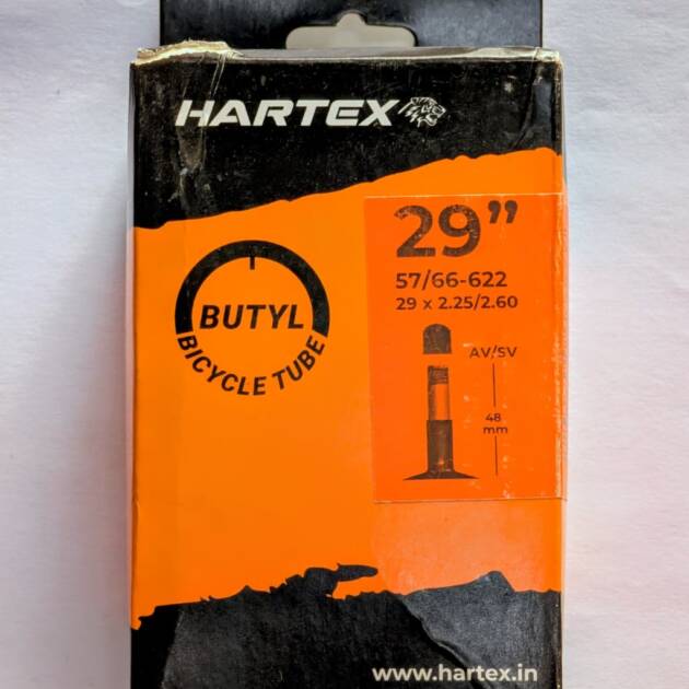 Hartex 29" MTB Butyl Ultralight Tube Schrader Valve