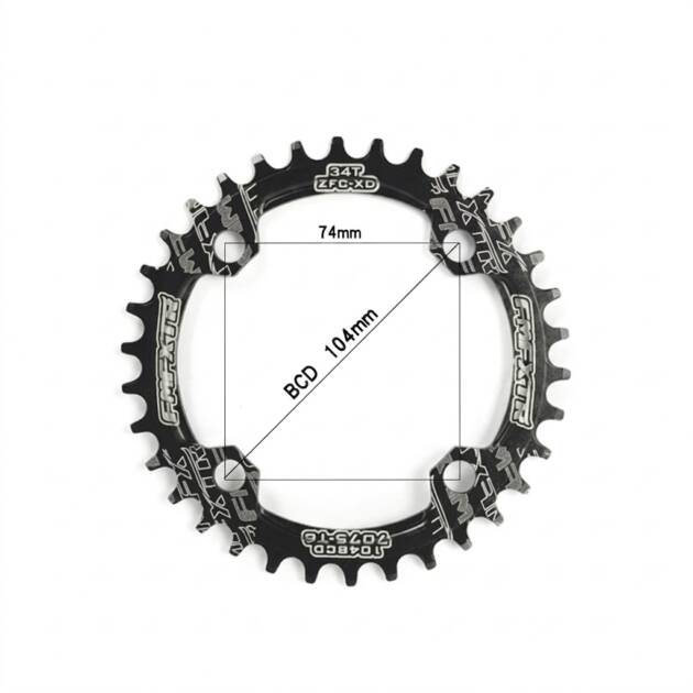 FMFXTR 36t Round 104 BCD MTB Chainring - Black